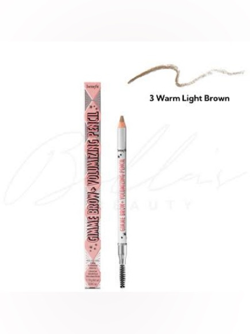 💖 Benefit Gimme Brow+ Volumizing Pencil • Shade 2 Warm Golden Blonde •NEW in Box - Picture 2 of 7